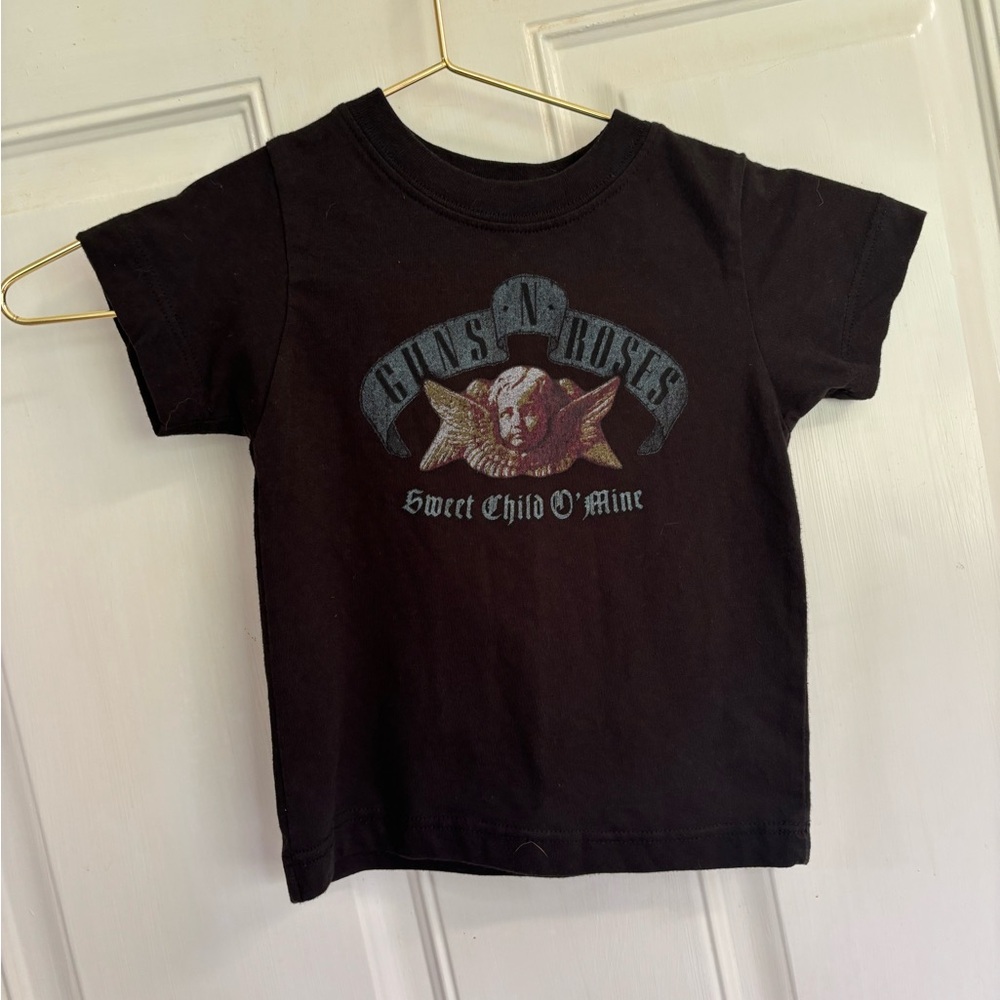 18M Black Frog Entities Guns & Roses Sweet Child of Mine black short sleeve tee